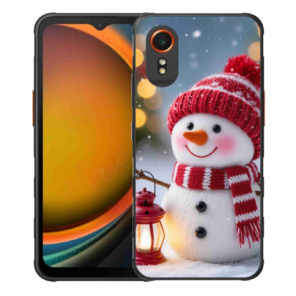 Gelový kryt mmCase na Samsung Galaxy Xcover 7 - sněhulák 2