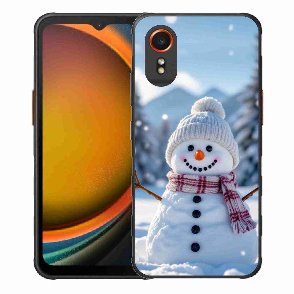 Gelový kryt mmCase na Samsung Galaxy Xcover 7 - sněhulák 3
