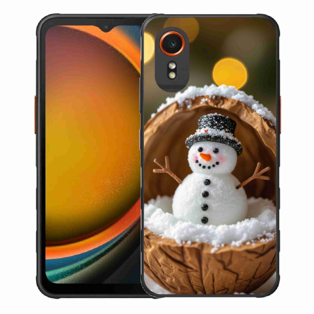 Gelový kryt mmCase na Samsung Galaxy Xcover 7 - sněhulák 4