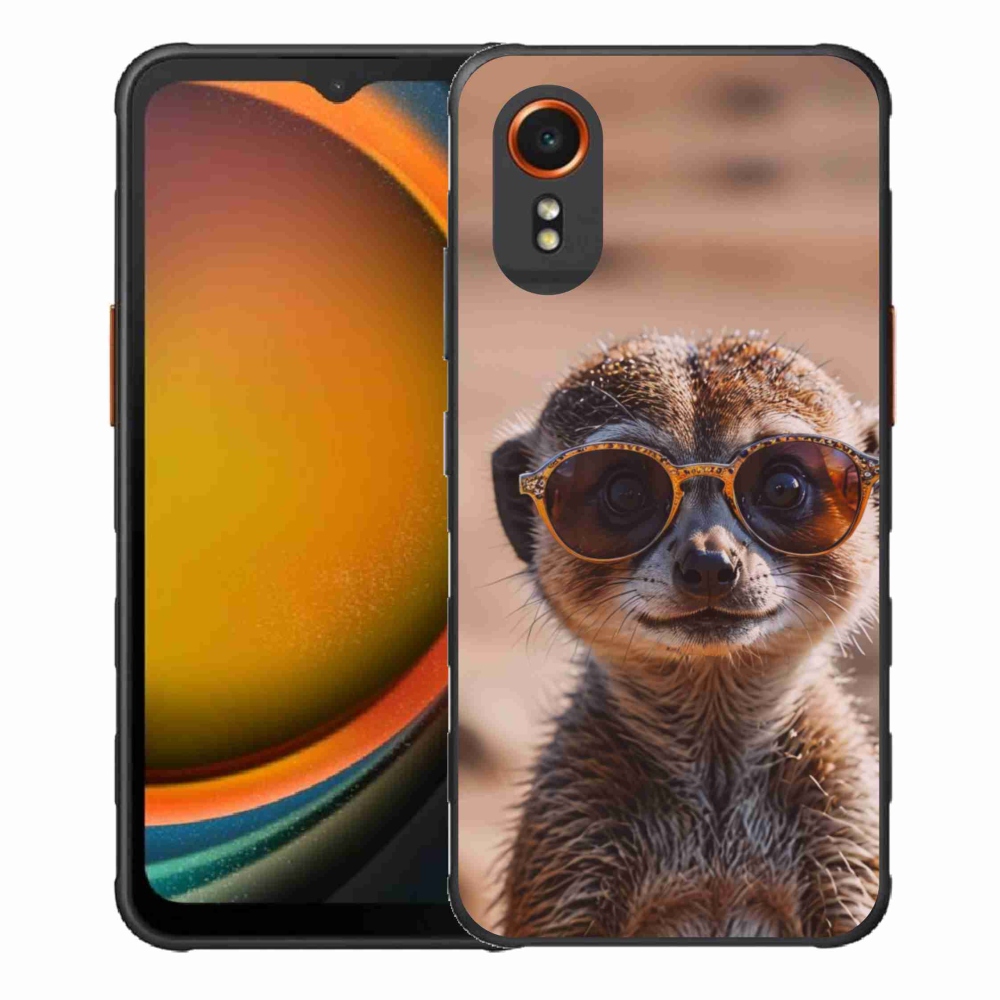 Gelový kryt mmCase na Samsung Galaxy Xcover 7 - stylová surikata