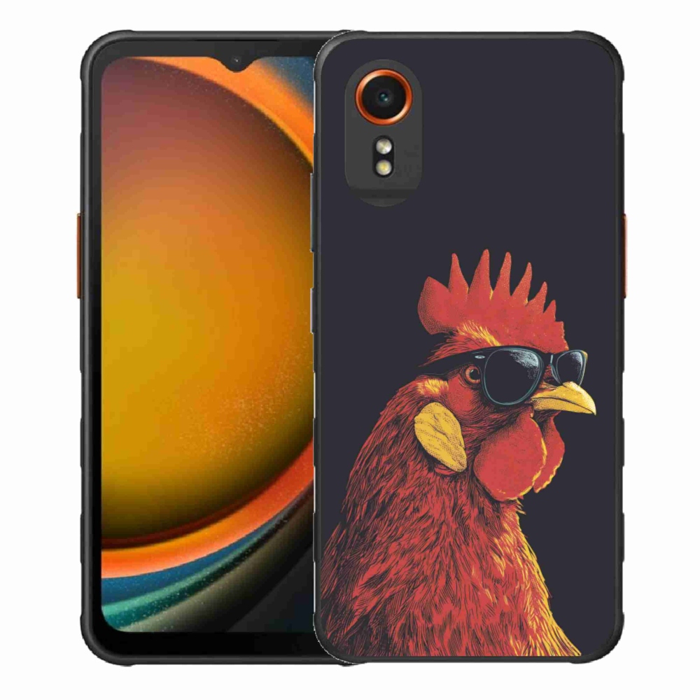 Gelový kryt mmCase na Samsung Galaxy Xcover 7 - stylový kohout