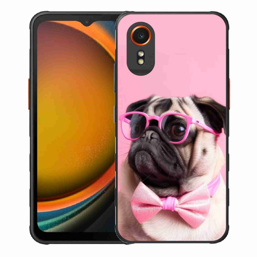 Gelový kryt mmCase na Samsung Galaxy Xcover 7 - stylový mops