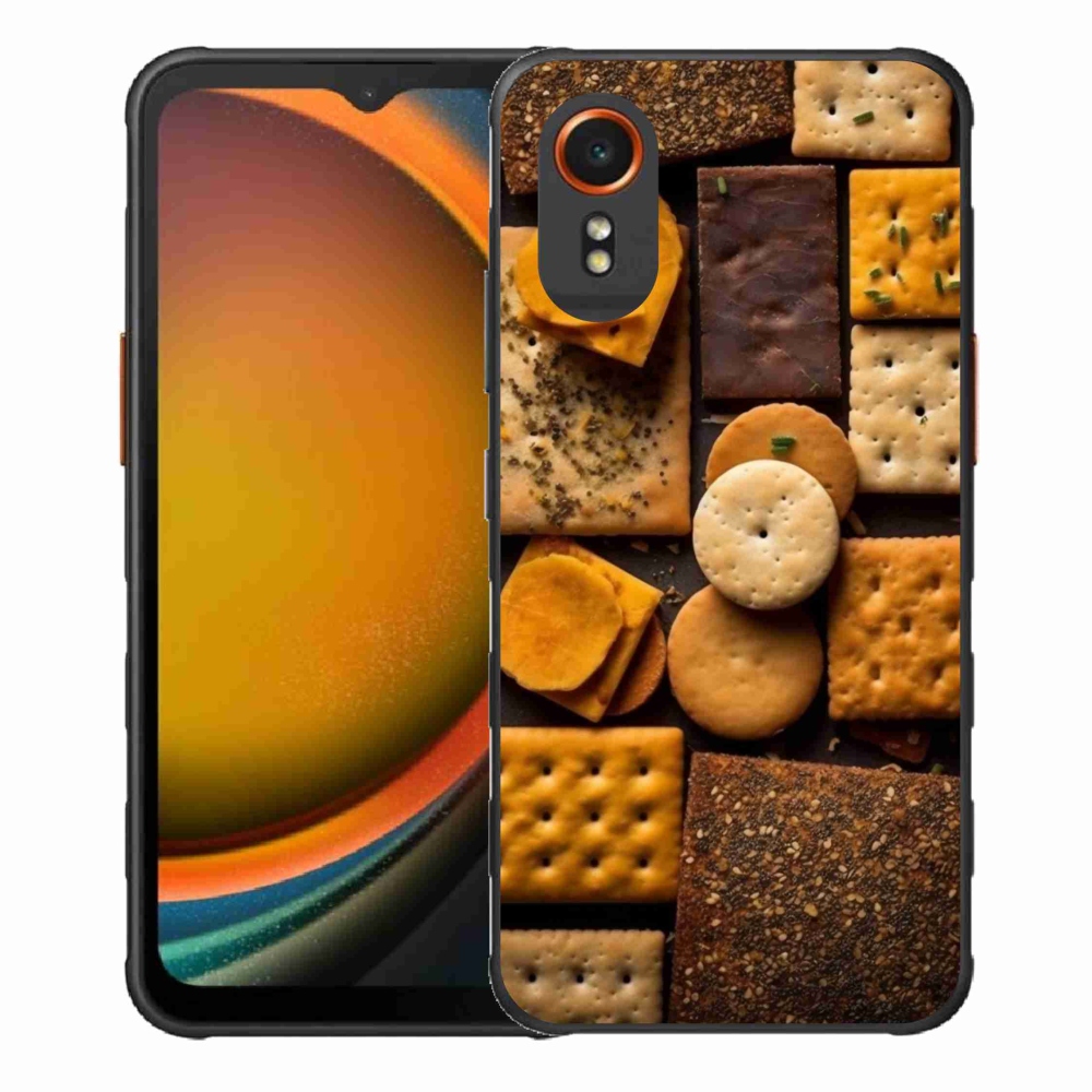 Gelový kryt mmCase na Samsung Galaxy Xcover 7 - sušenky