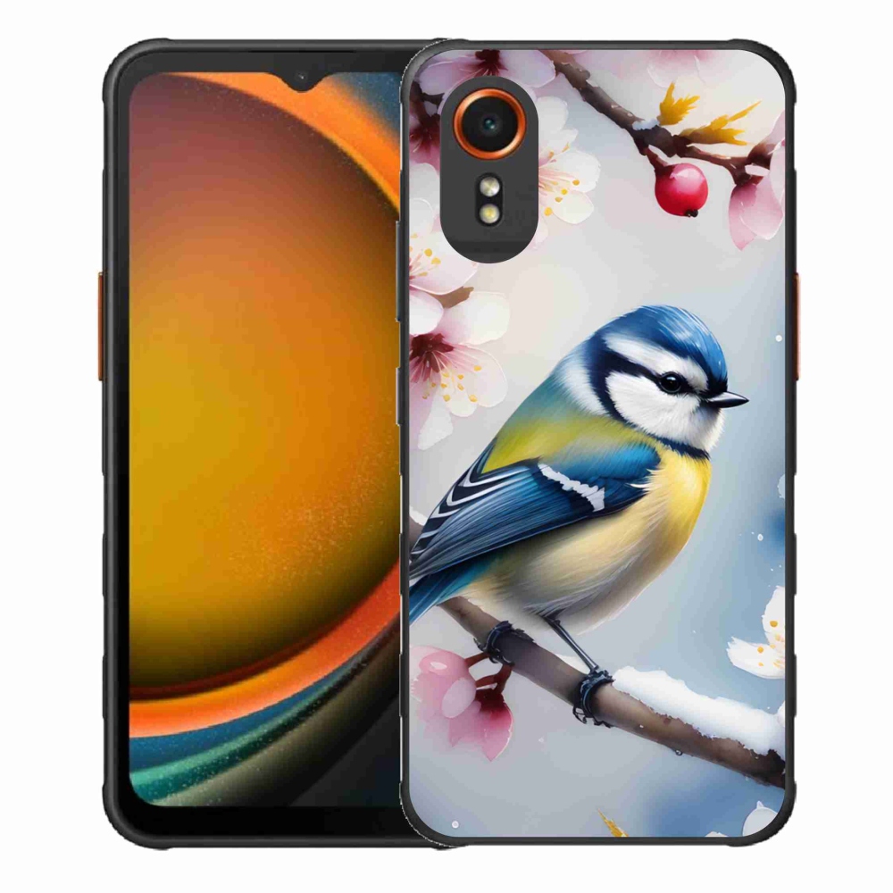 Gelový kryt mmCase na Samsung Galaxy Xcover 7 - sýkorka