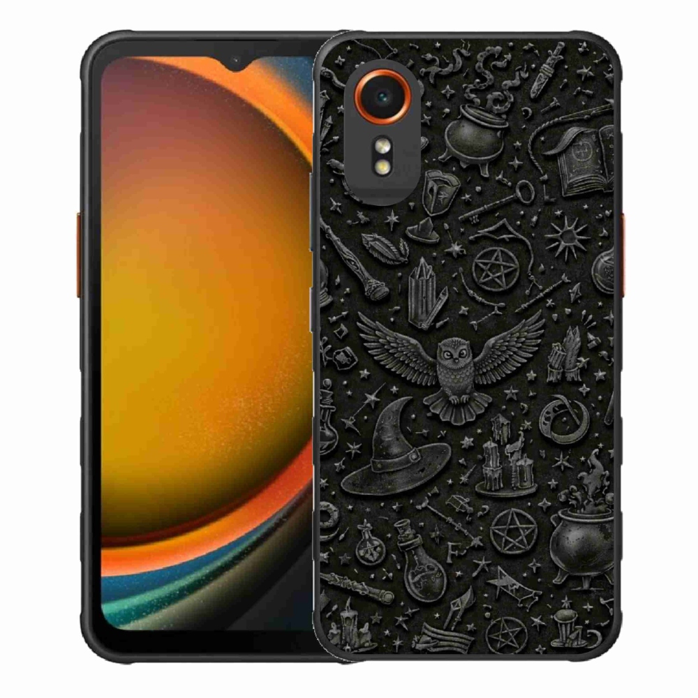 Gelový kryt mmCase na Samsung Galaxy Xcover 7 - tmavý magický svět