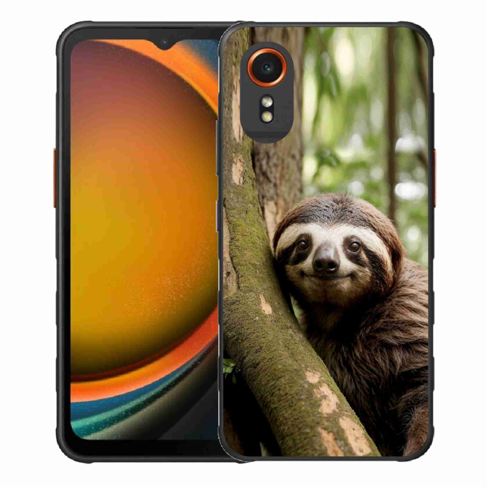 Gelový kryt mmCase na Samsung Galaxy Xcover 7 - usměvavý lenochod