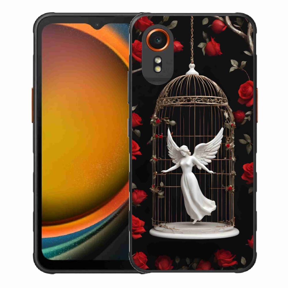 Gelový kryt mmCase na Samsung Galaxy Xcover 7 - uvězněný anděl
