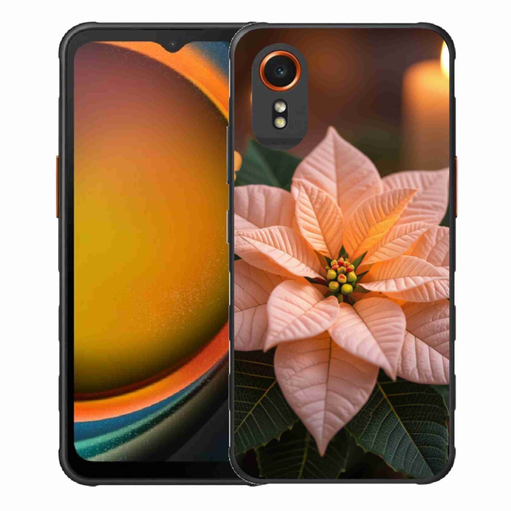 Gelový kryt mmCase na Samsung Galaxy Xcover 7 - vánoční hvězda