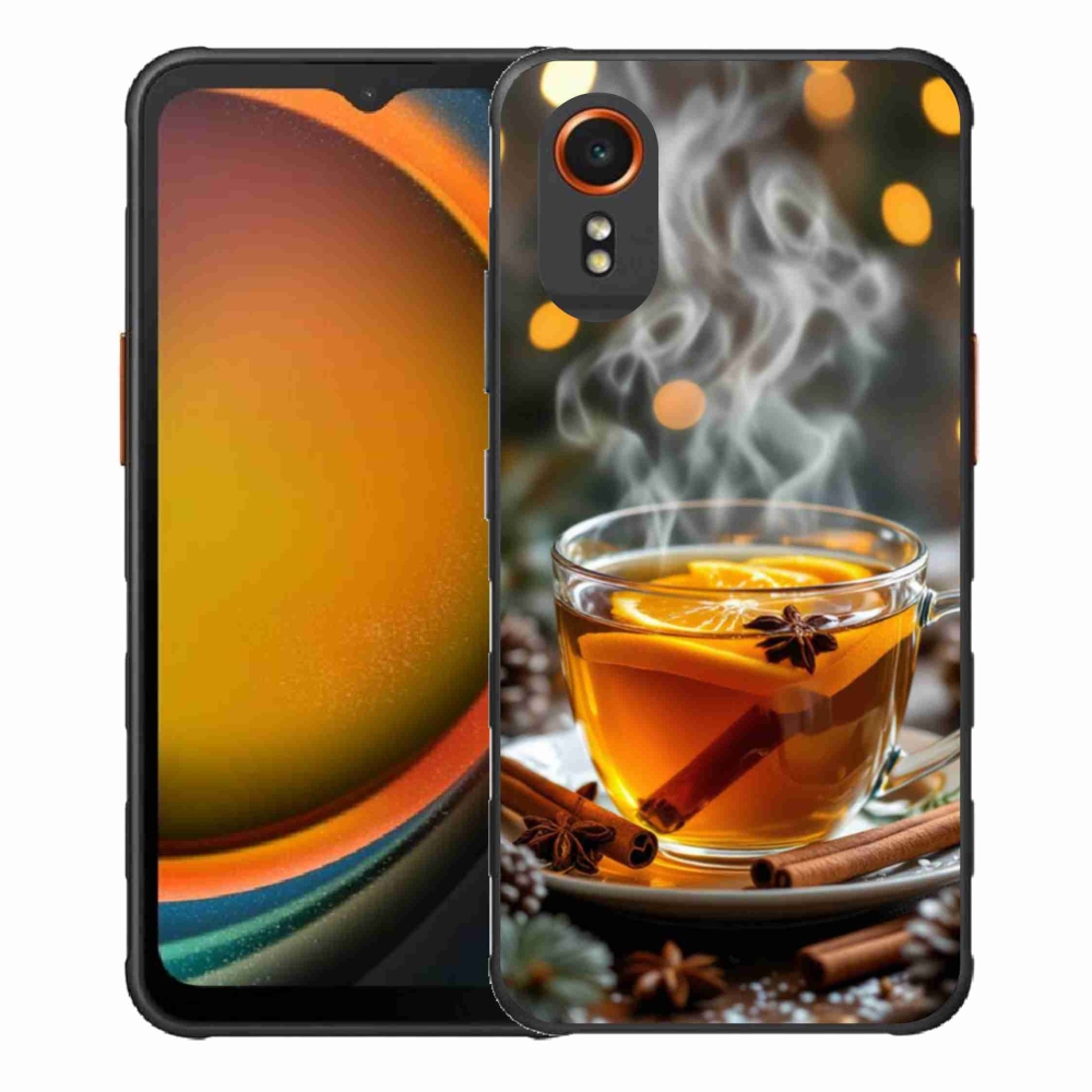 Gelový kryt mmCase na Samsung Galaxy Xcover 7 - vánoční punč