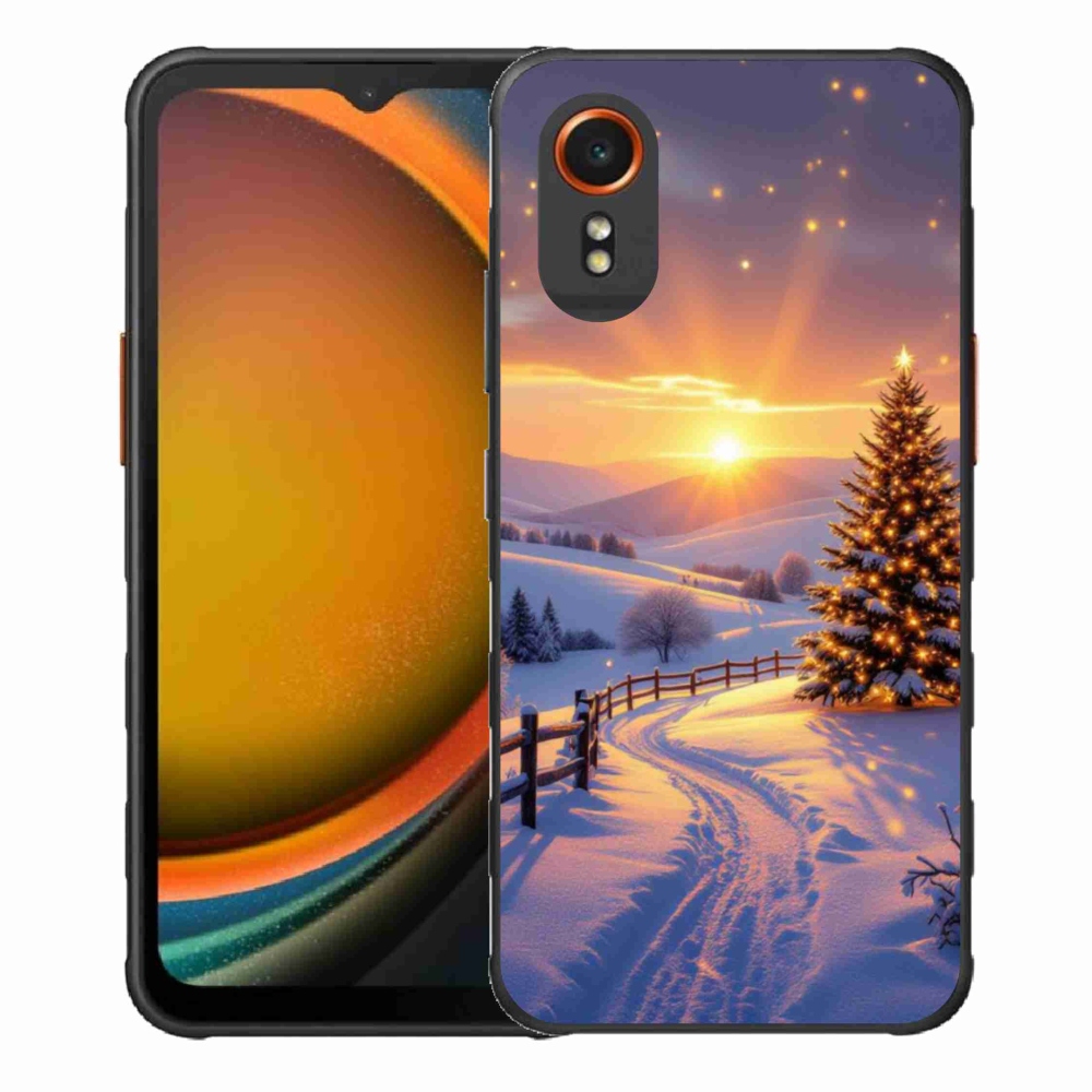 Gelový kryt mmCase na Samsung Galaxy Xcover 7 - zimní krajina