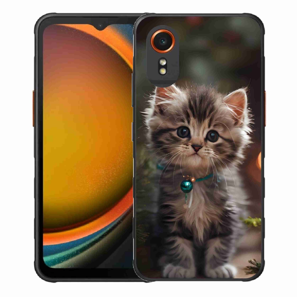 Gelový kryt mmCase na Samsung Galaxy Xcover7 - roztomilé kotě 11