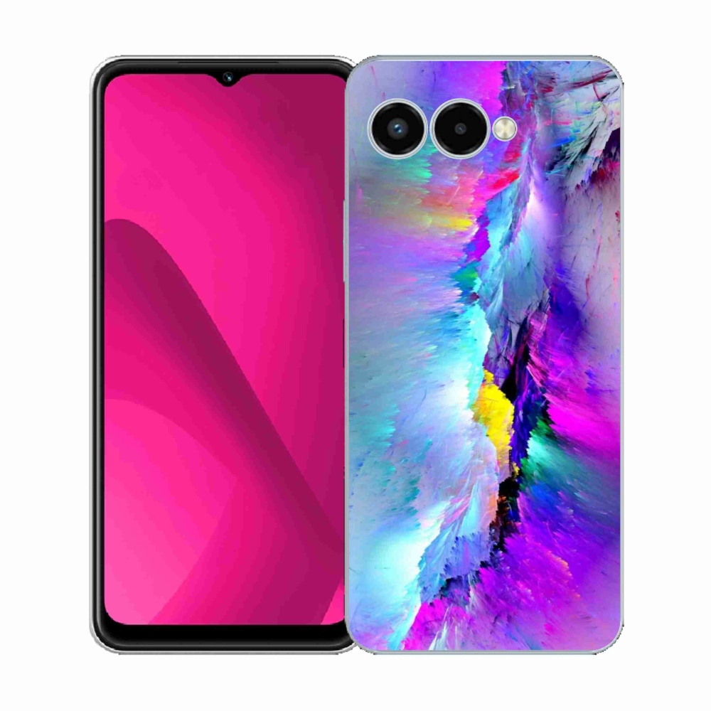 Gelový kryt mmCase na T-Mobile T Phone 3 - abstrakt