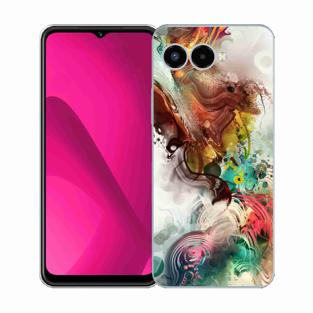 Gelový kryt mmCase na T-Mobile T Phone 3 - abstrakt 1