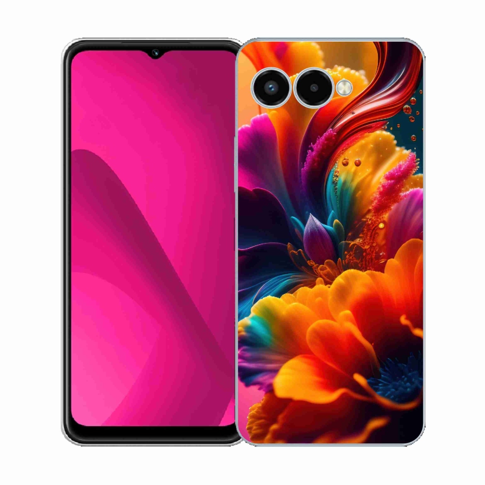 Gelový kryt mmCase na T-Mobile T Phone 3 - abstraktní motiv 2