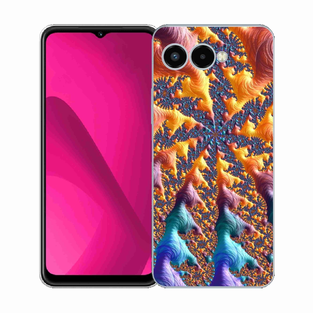 Gelový kryt mmCase na T-Mobile T Phone 3 - abstraktní motiv 23
