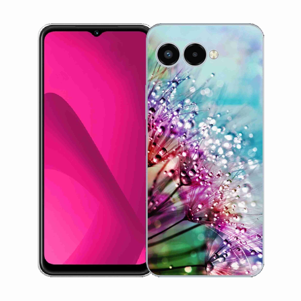 Gelový kryt mmCase na T-Mobile T Phone 3 - barevné květy