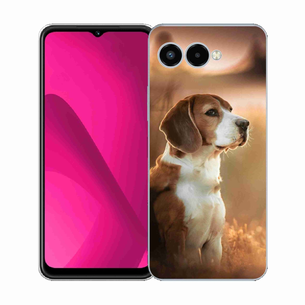 Gelový kryt mmCase na T-Mobile T Phone 3 - bígl