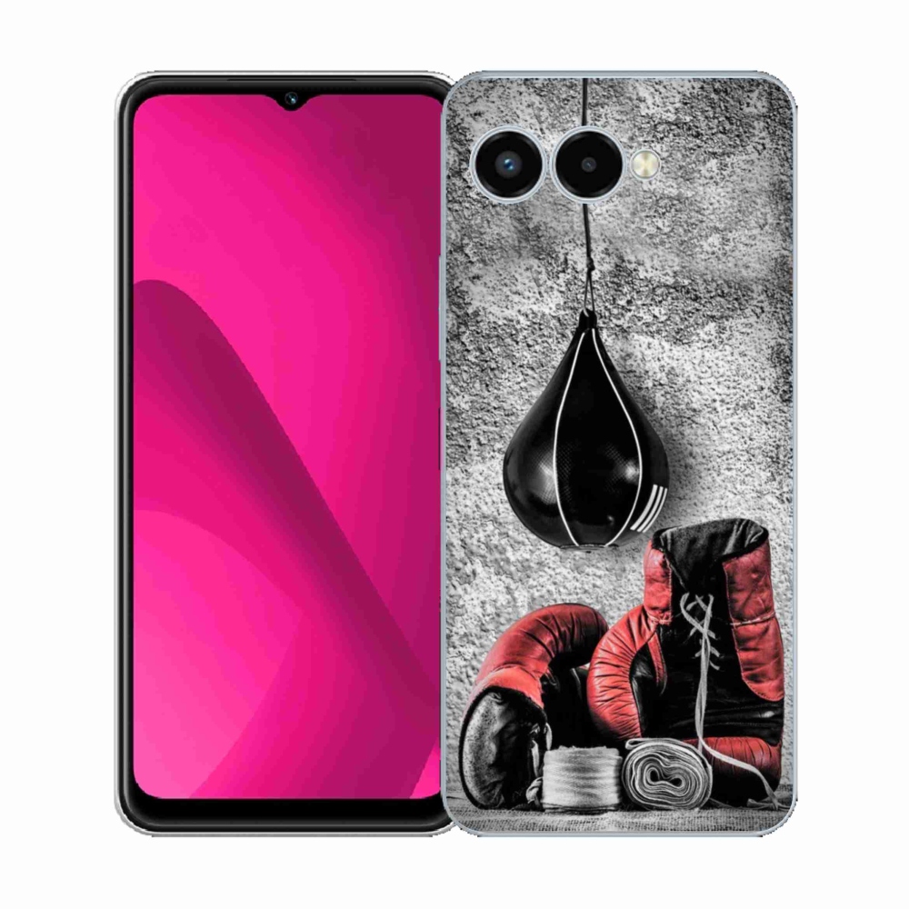 Gelový kryt mmCase na T-Mobile T Phone 3 - boxovací pytel a rukavice