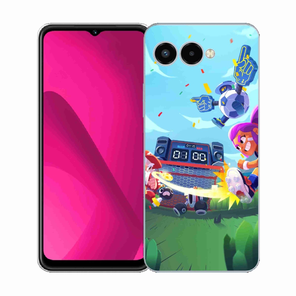 Gelový kryt mmCase na T-Mobile T Phone 3 - brawl stars 1
