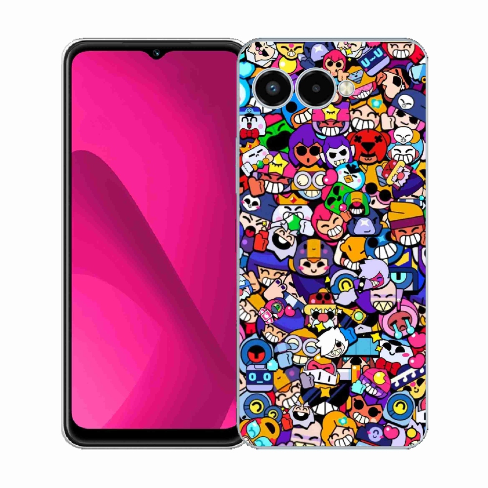 Gelový kryt mmCase na T-Mobile T Phone 3 - brawl stars 2
