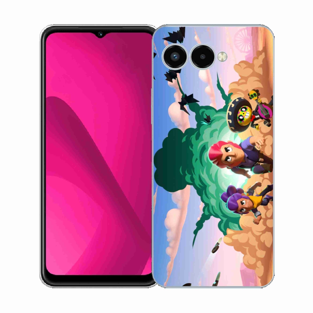 Gelový kryt mmCase na T-Mobile T Phone 3 - brawl stars