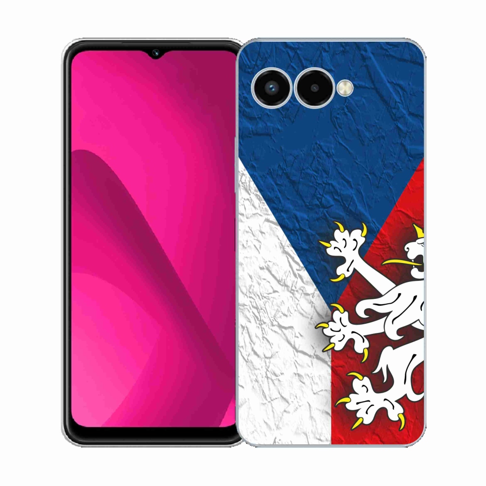Gelový kryt mmCase na T-Mobile T Phone 3 - česká vlajka 1
