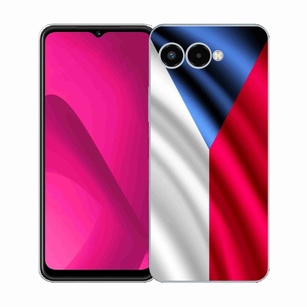 Gelový kryt mmCase na T-Mobile T Phone 3 - česká vlajka