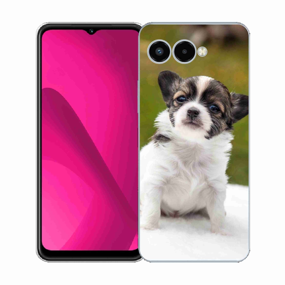 Gelový kryt mmCase na T-Mobile T Phone 3 - čivava 4
