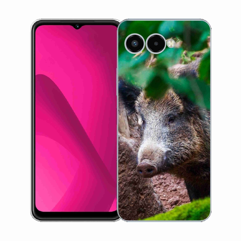 Gelový kryt mmCase na T-Mobile T Phone 3 - divoké prase