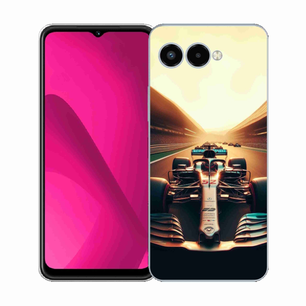 Gelový kryt mmCase na T-Mobile T Phone 3 - formule 1