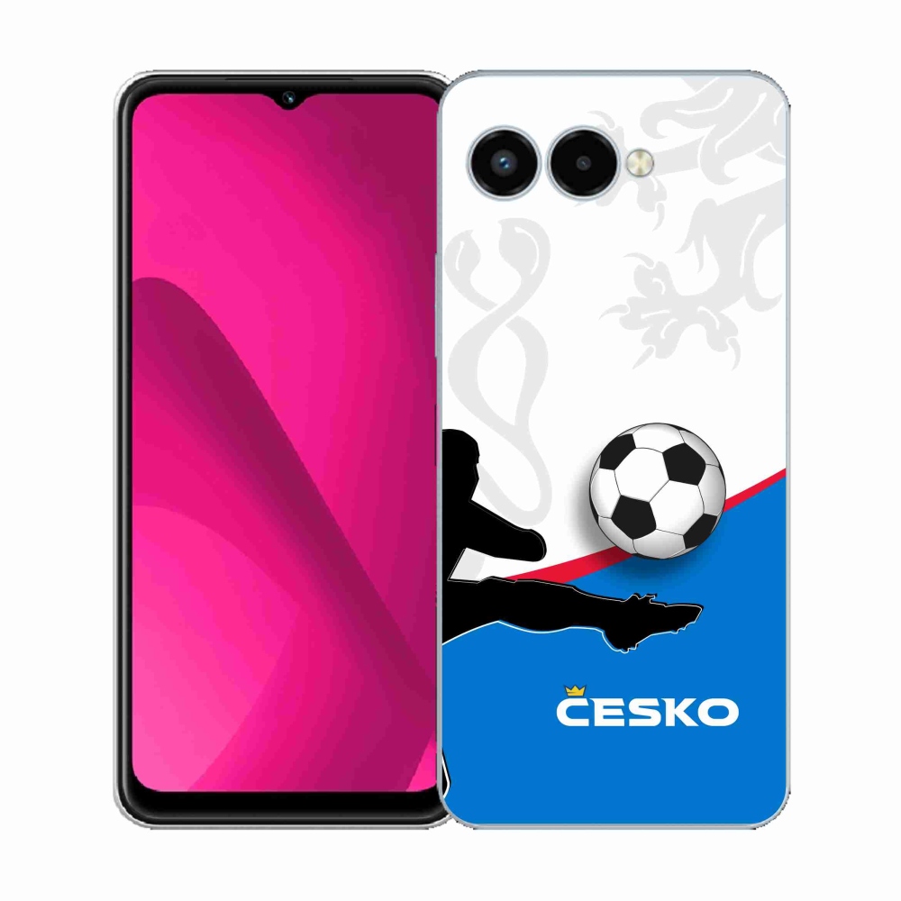 Gelový kryt mmCase na T-Mobile T Phone 3 - fotbal Česko 3