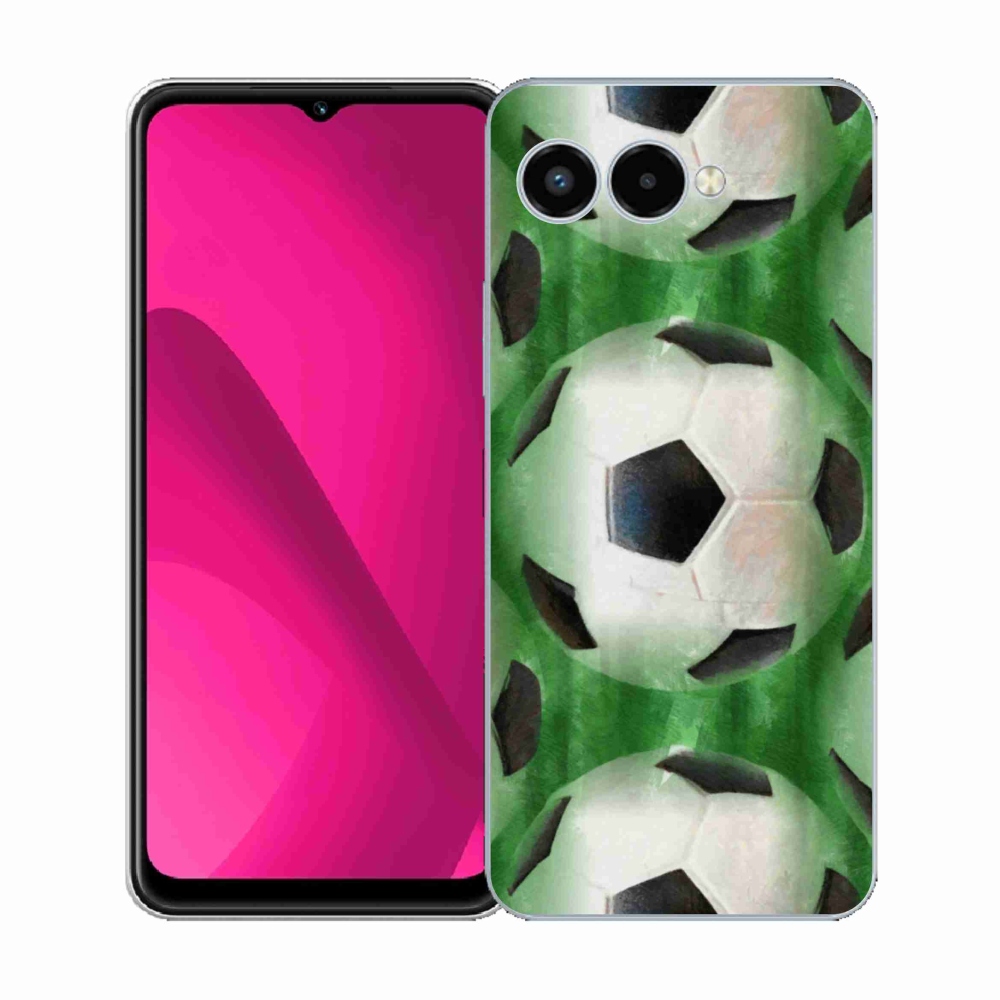 Gelový kryt mmCase na T-Mobile T Phone 3 - fotbalový míč