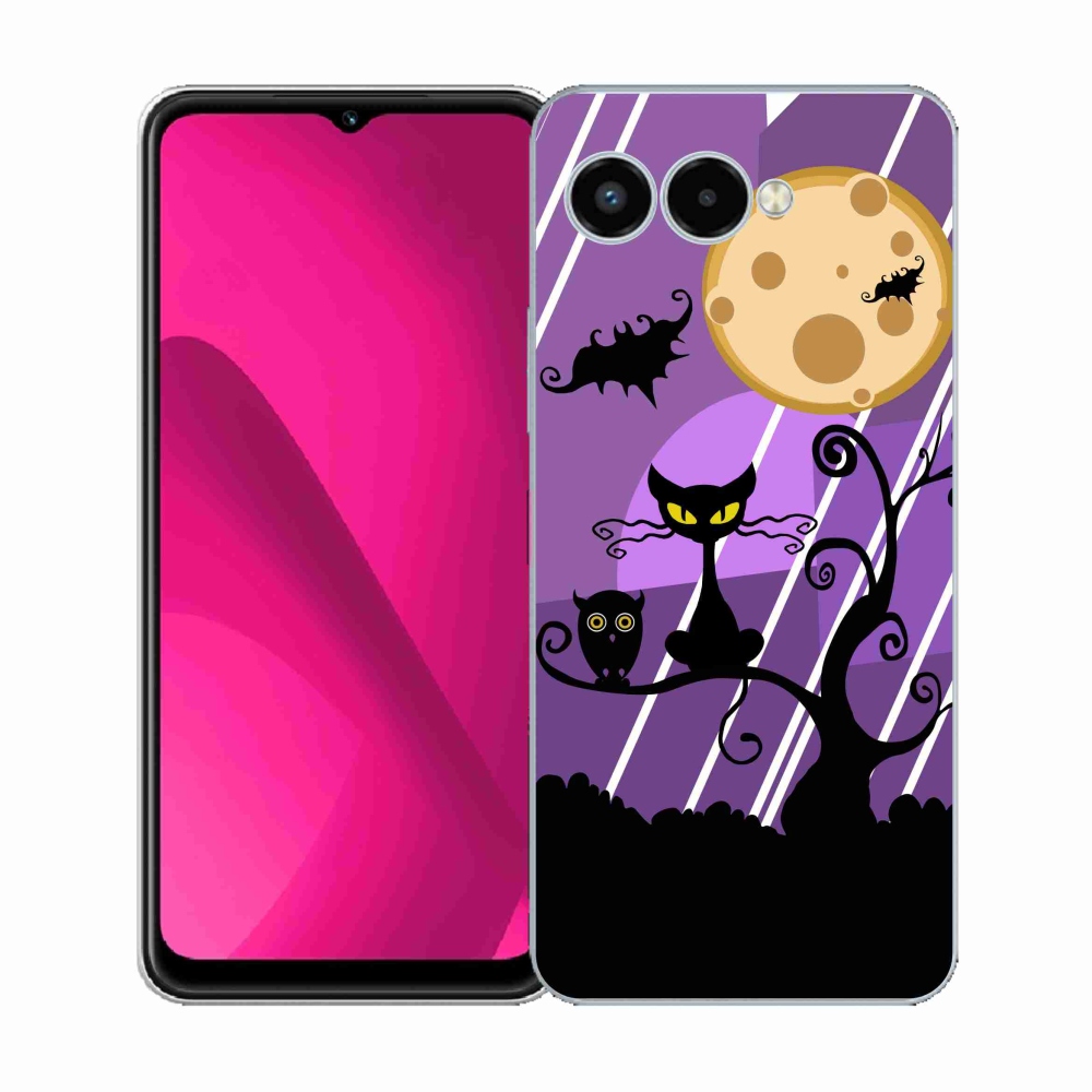 Gelový kryt mmCase na T-Mobile T Phone 3 - halloween