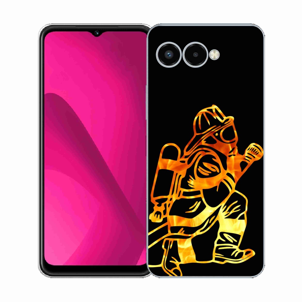 Gelový kryt mmCase na T-Mobile T Phone 3 - hasič 1
