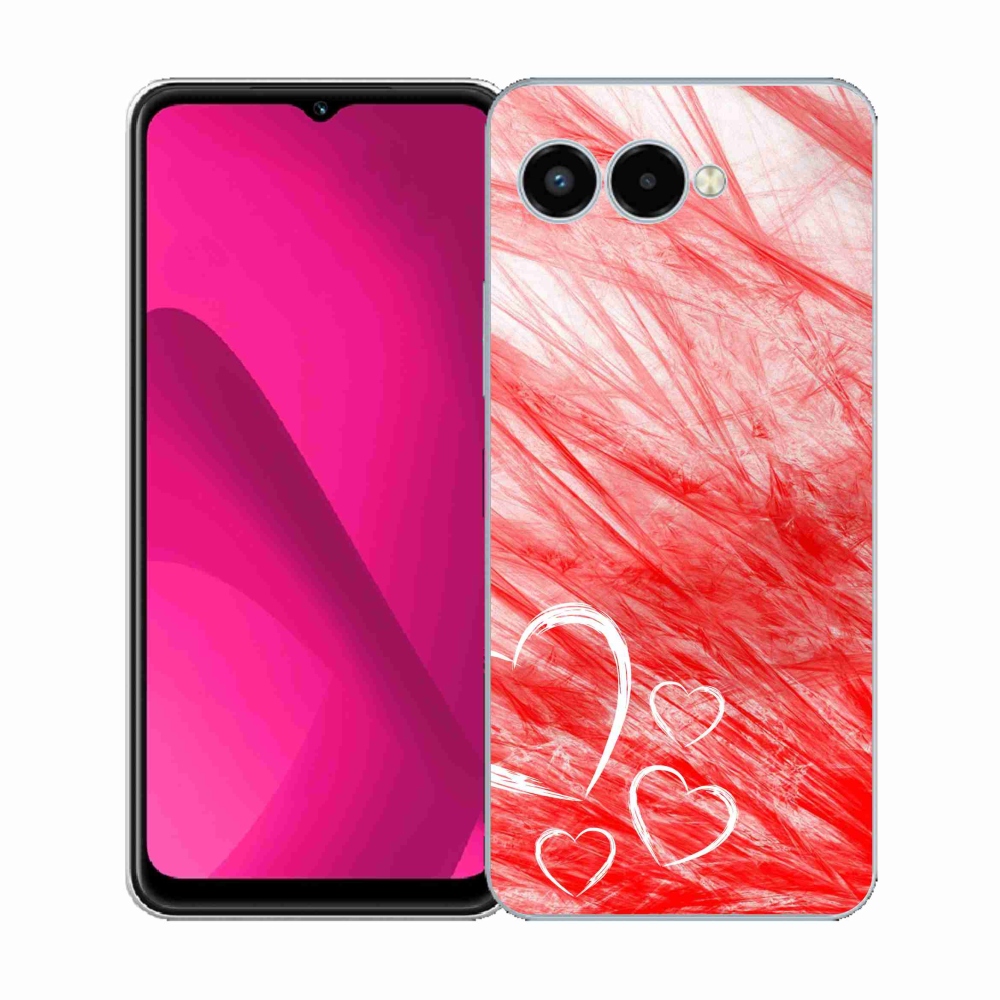Gelový kryt mmCase na T-Mobile T Phone 3 - heart