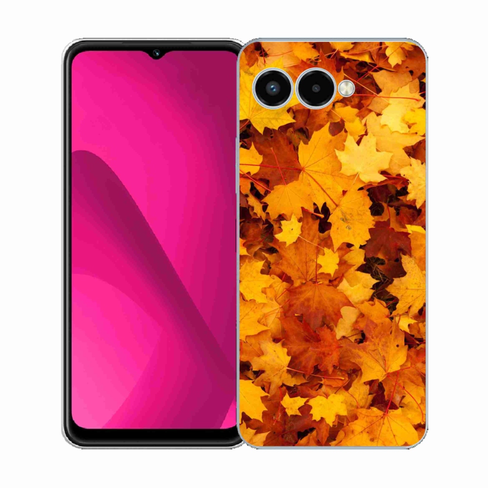 Gelový kryt mmCase na T-Mobile T Phone 3 - javorové listy