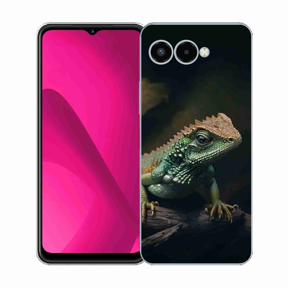 Gelový kryt mmCase na T-Mobile T Phone 3 - ještěr