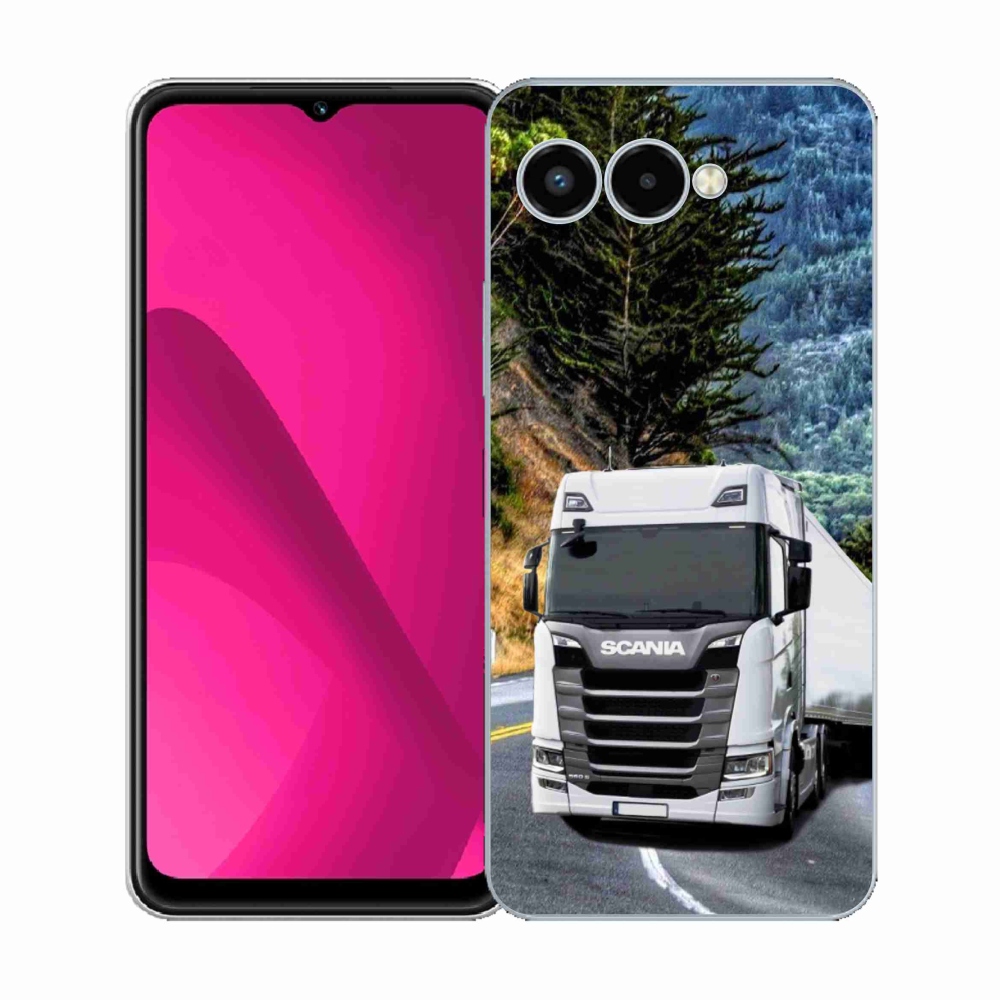 Gelový kryt mmCase na T-Mobile T Phone 3 - kamion 1