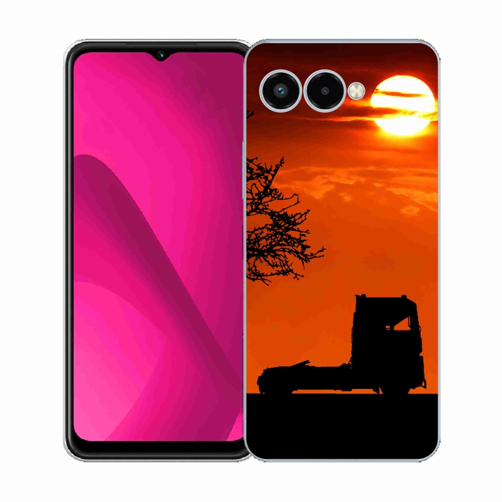 Gelový kryt mmCase na T-Mobile T Phone 3 - kamion 3