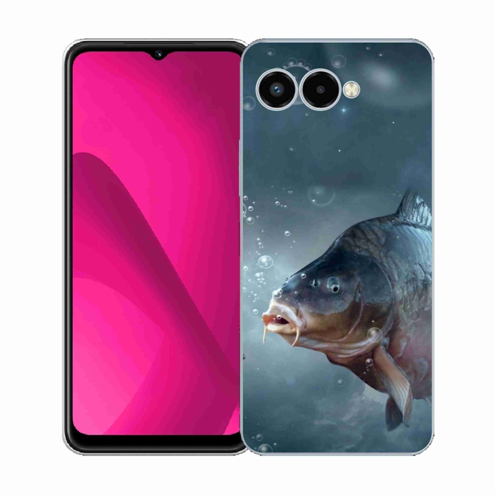 Gelový kryt mmCase na T-Mobile T Phone 3 - kapr a bublinky