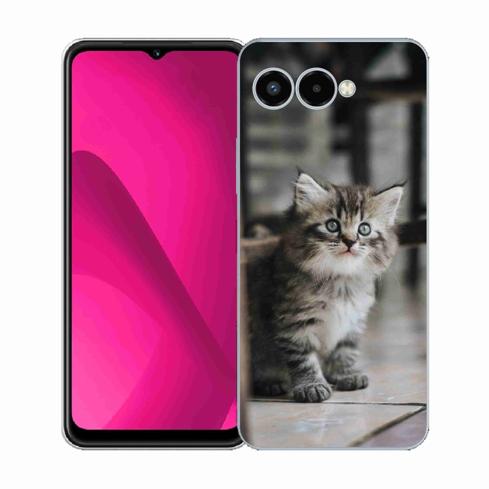 Gelový kryt mmCase na T-Mobile T Phone 3 - koťátko