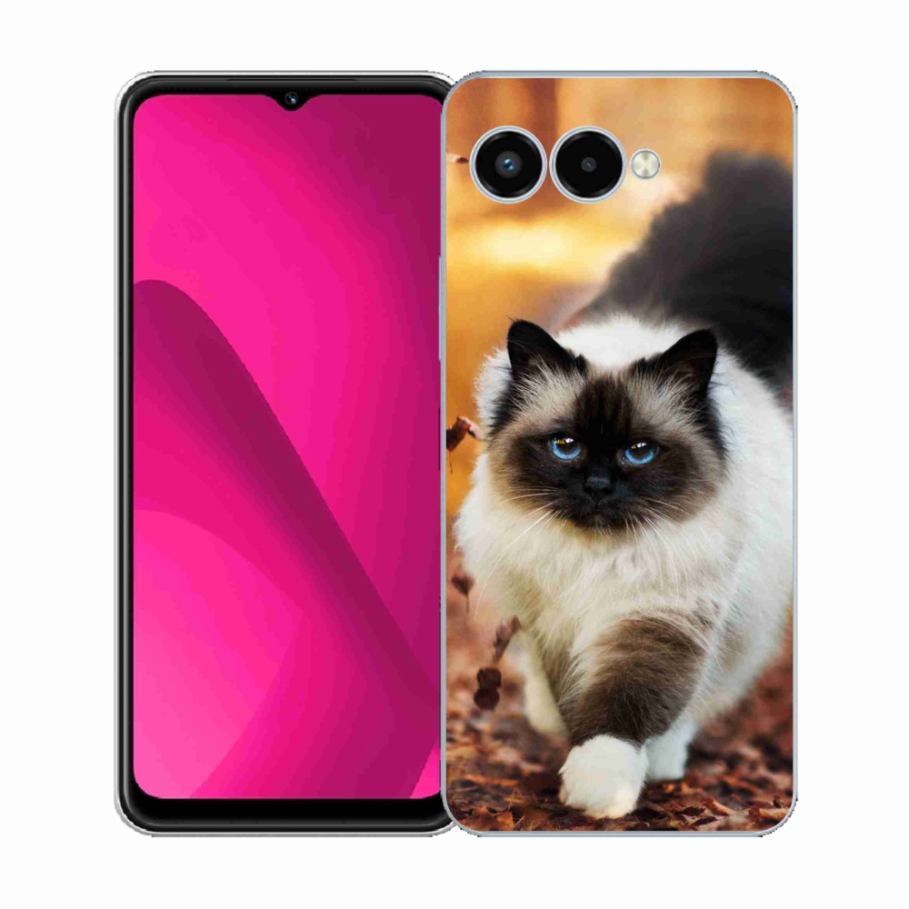 Gelový kryt mmCase na T-Mobile T Phone 3 - kočka