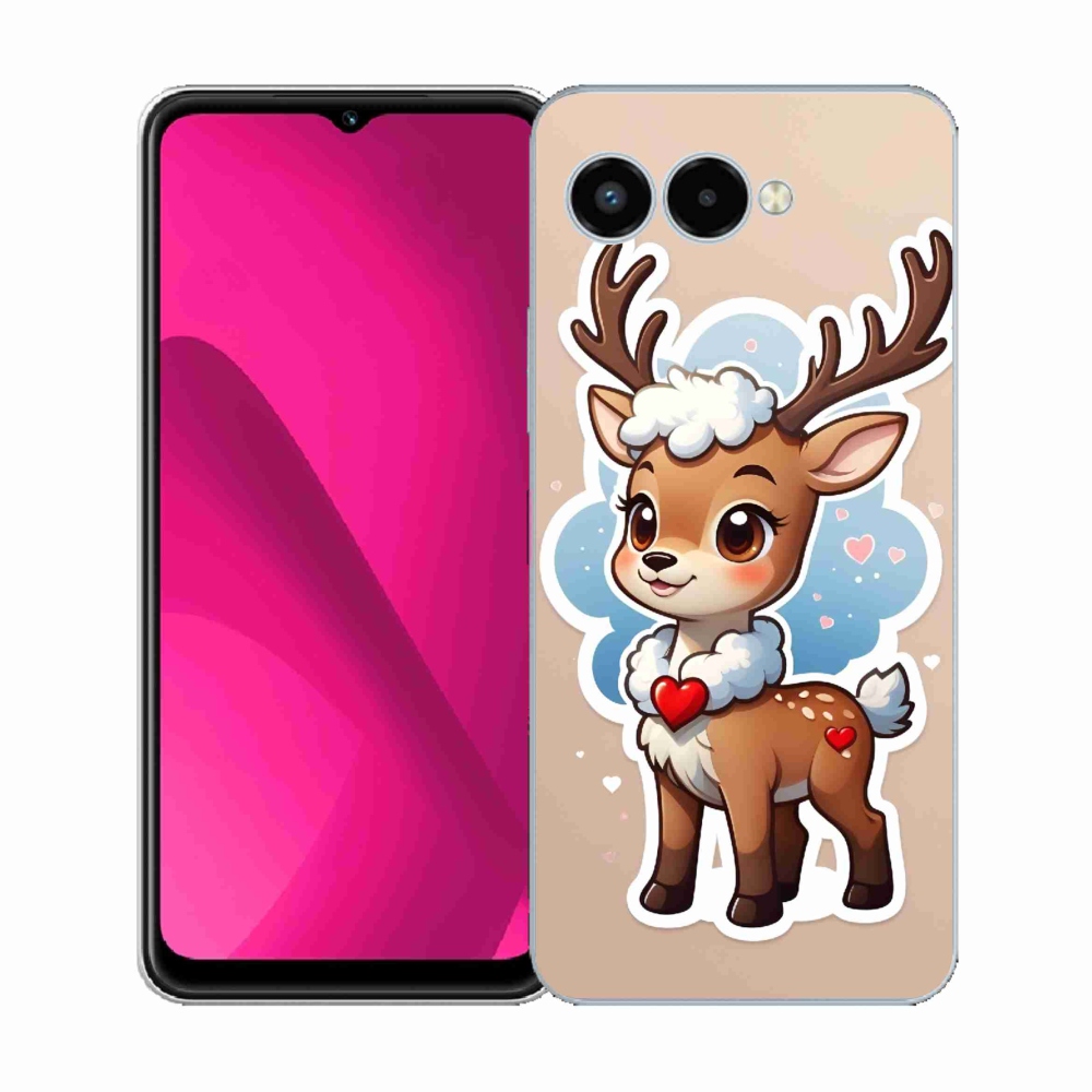 Gelový kryt mmCase na T-Mobile T Phone 3 - kreslený sob