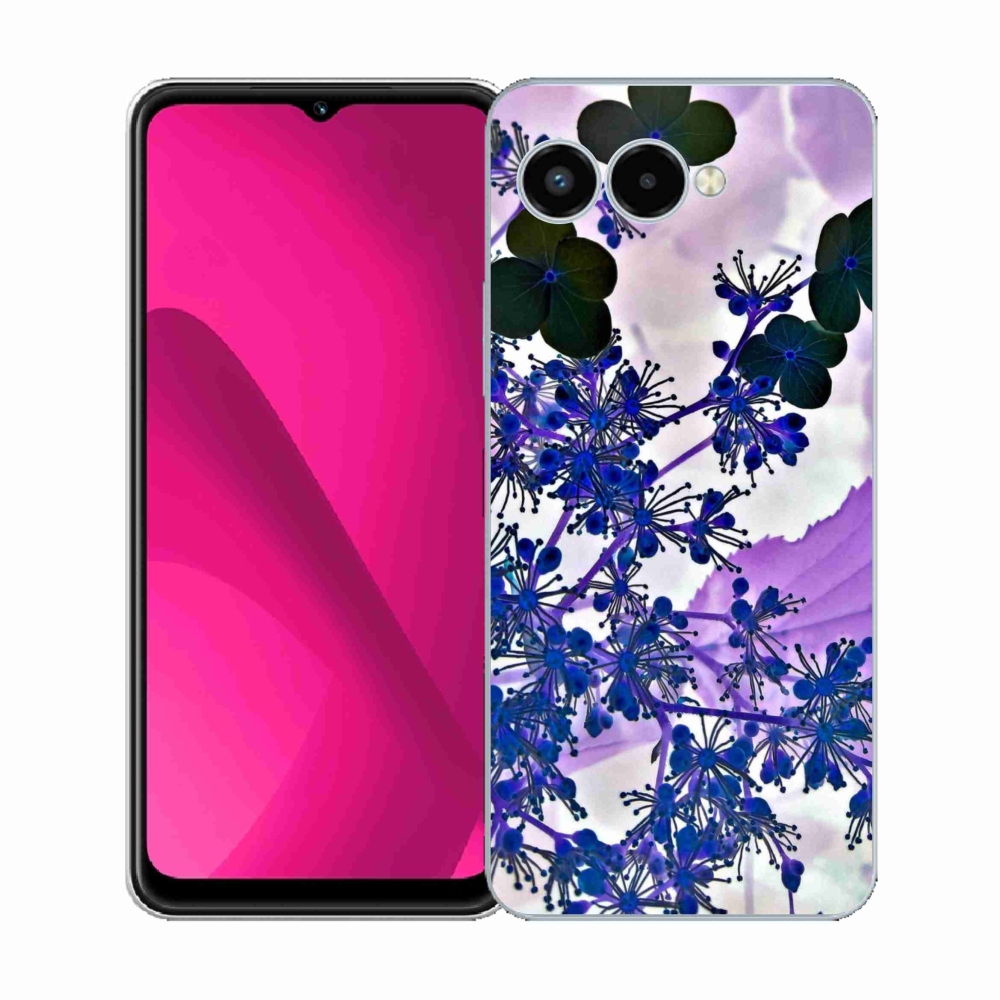 Gelový kryt mmCase na T-Mobile T Phone 3 - květ hortenzie