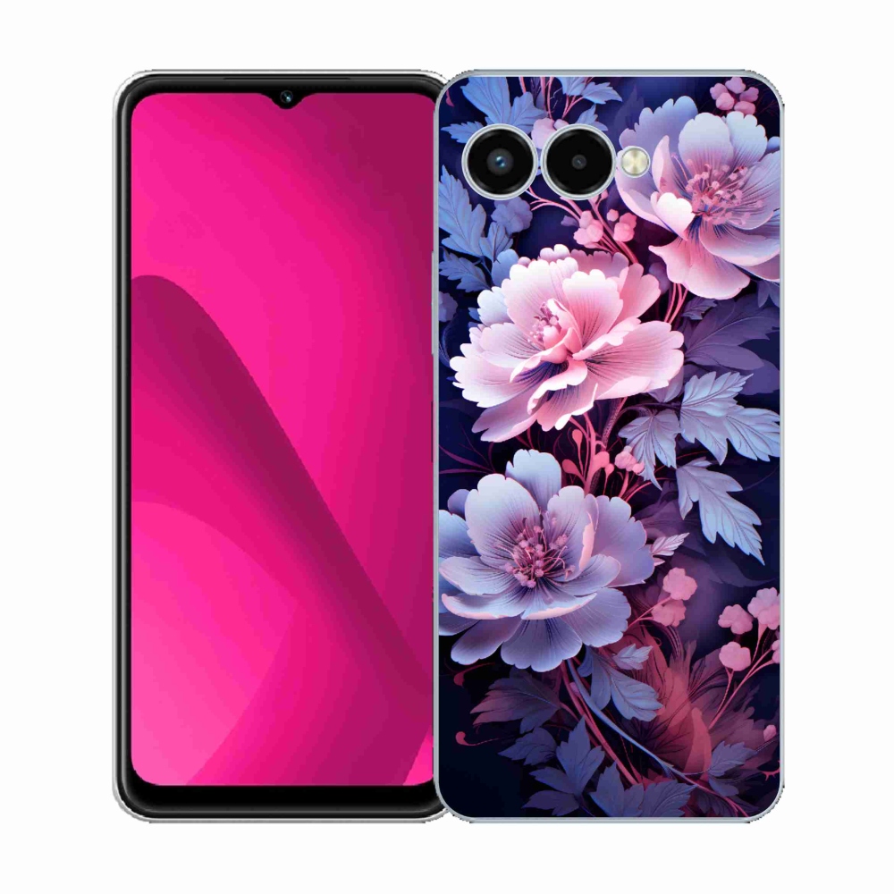 Gelový kryt mmCase na T-Mobile T Phone 3 - květiny 11