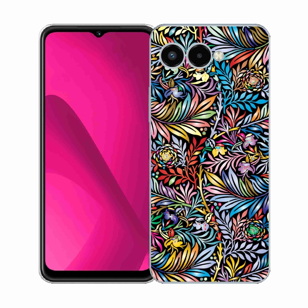 Gelový kryt mmCase na T-Mobile T Phone 3 - květiny 5