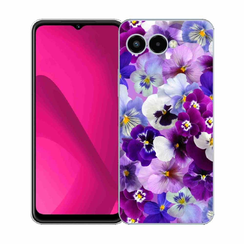 Gelový kryt mmCase na T-Mobile T Phone 3 - květiny 9