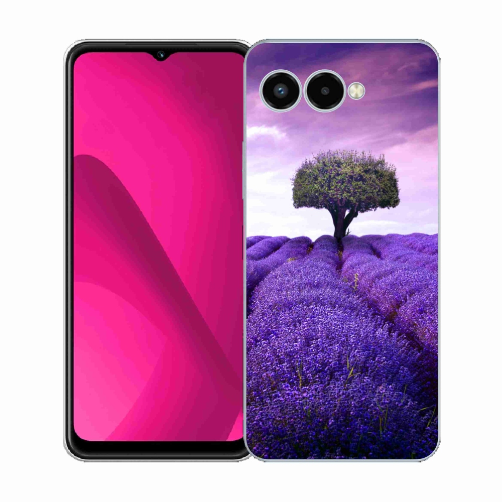 Gelový kryt mmCase na T-Mobile T Phone 3 - levandulová louka