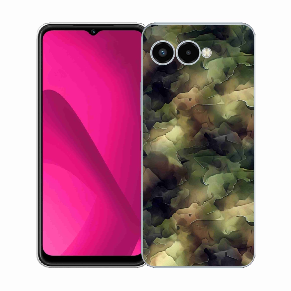 Gelový kryt mmCase na T-Mobile T Phone 3 - maskáčový vzor 10
