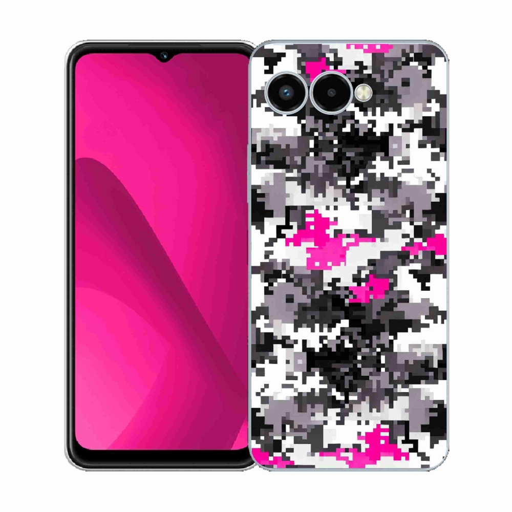 Gelový kryt mmCase na T-Mobile T Phone 3 - maskáčový vzor 4